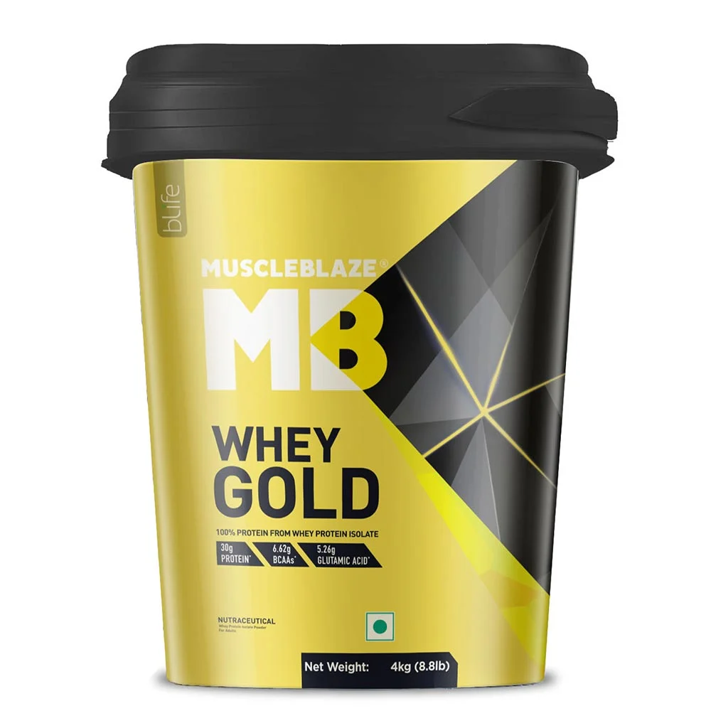 MuscleBlaze Whey Gold 4kg 